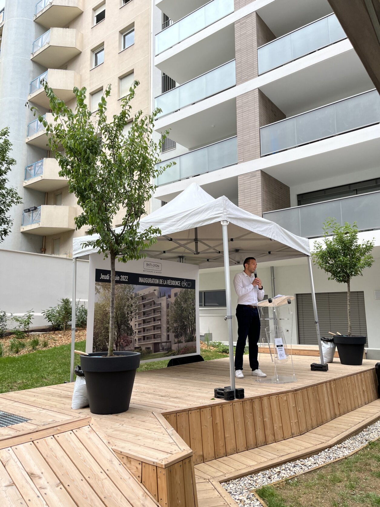 Actualité Inauguration de la résidence EKO à Villeurbanne