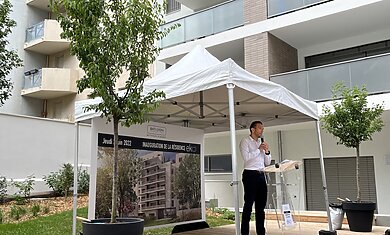 Actualité Inauguration de la résidence EKO à Villeurbanne